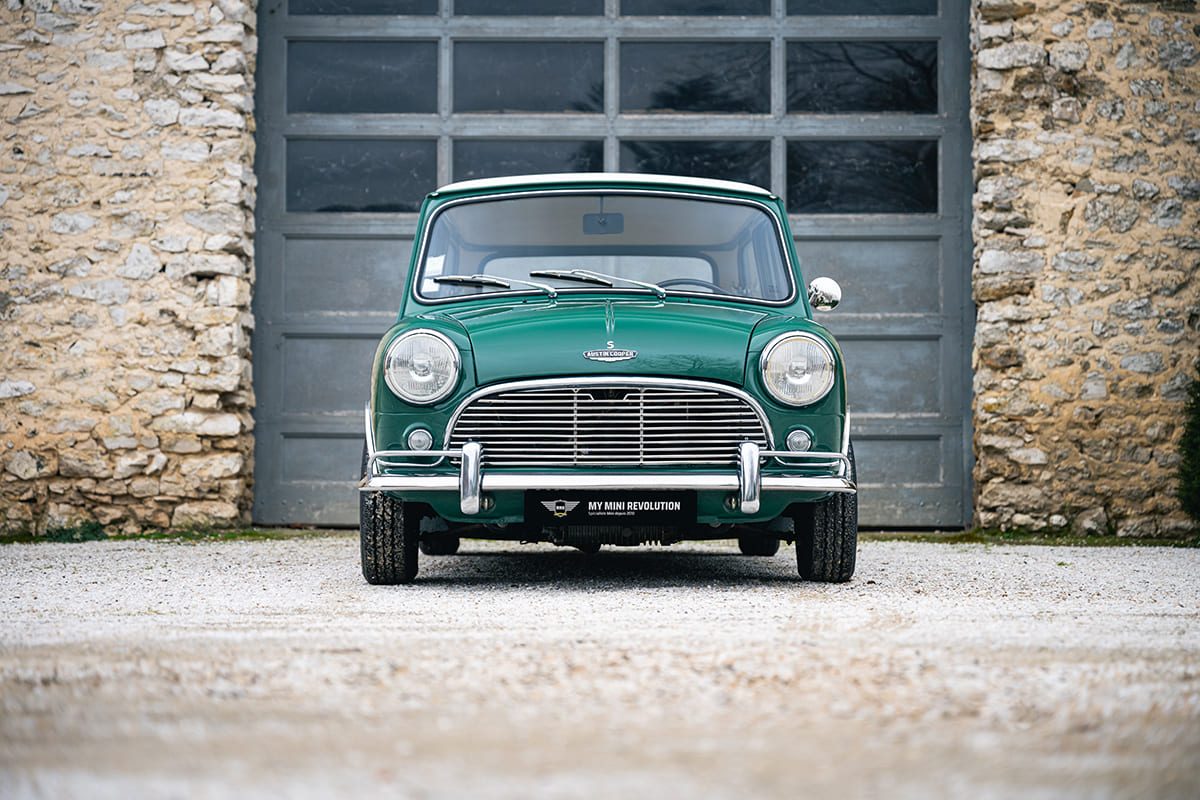 Austin Mini Cooper S mk1 1071 Almond Green 1964 for sale used My Mini Revolution Paris