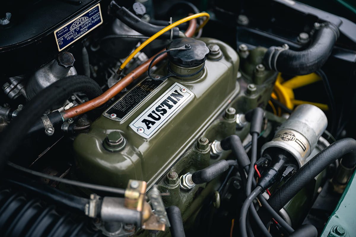Austin Mini Cooper S mk1 1071 Almond Green 1964 for sale used My Mini Revolution Paris