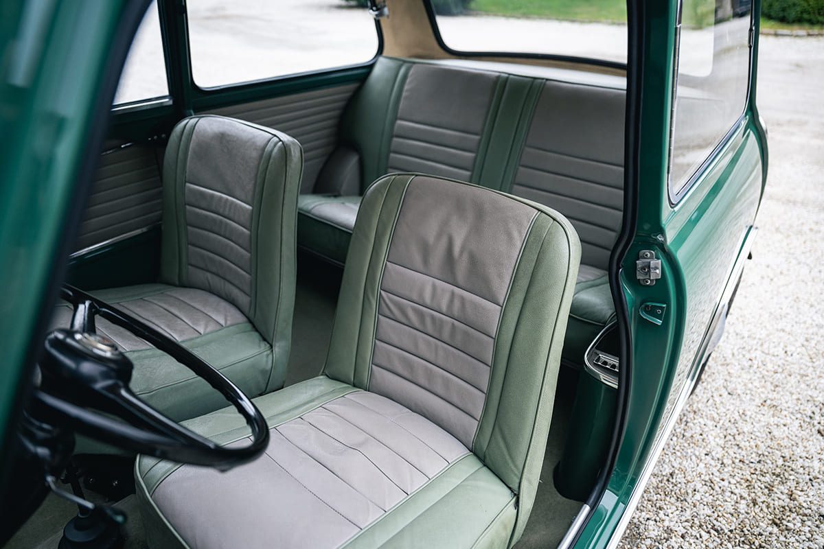 Austin Mini Cooper S mk1 1071 Almond Green 1964 for sale used My Mini Revolution Paris