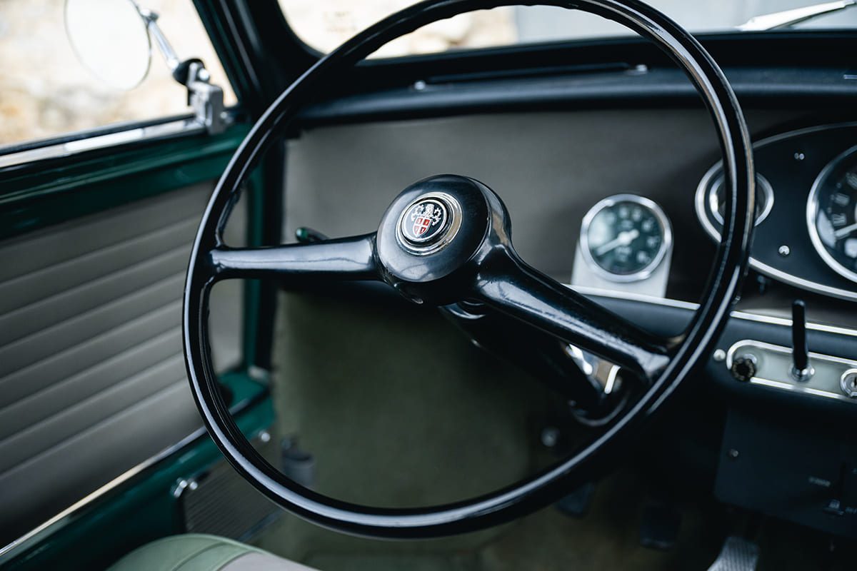 Austin Mini Cooper S mk1 1071 Almond Green 1964 for sale used My Mini Revolution Paris