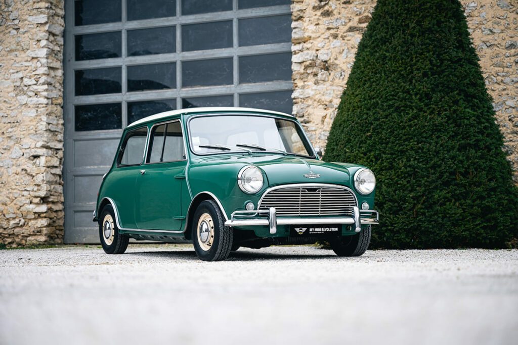 Austin Mini Cooper S mk1 1071 Almond Green 1964 à vendre occasion My Mini Revolution Paris
