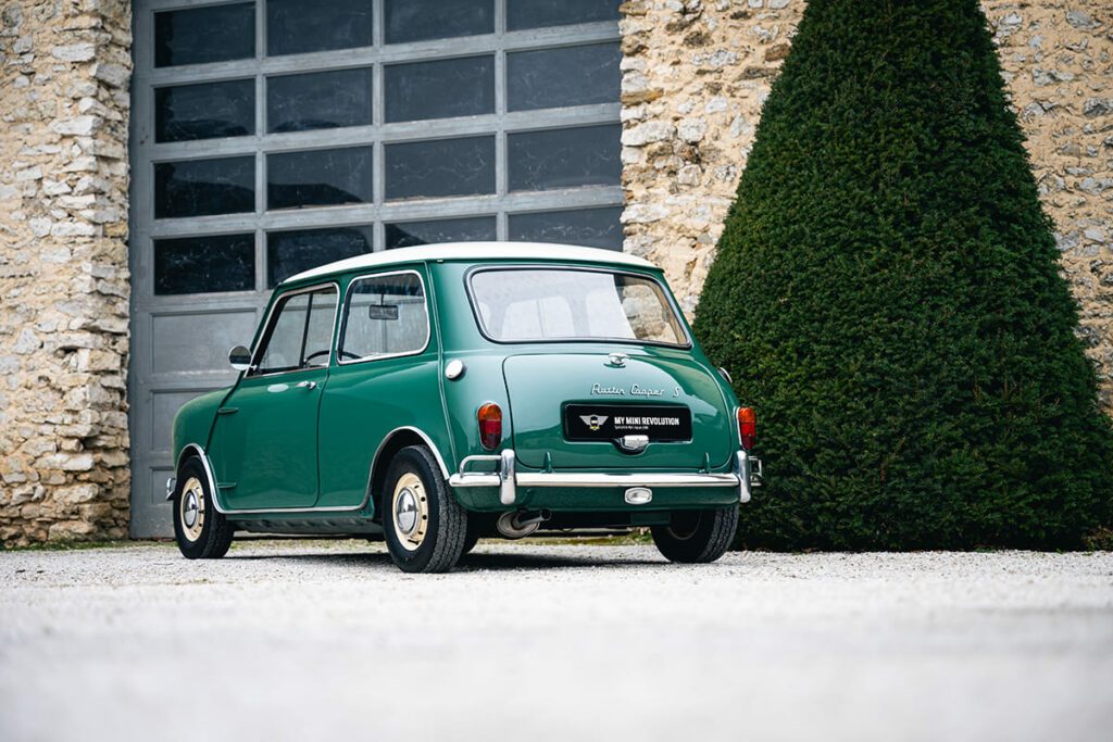 Austin Mini Cooper S mk1 1071 Almond Green 1964 à vendre occasion My Mini Revolution Paris