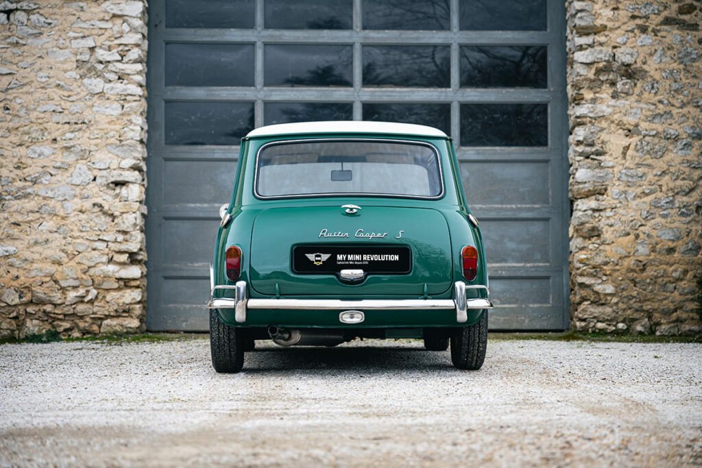 Austin Mini Cooper S mk1 1071 Almond Green 1964 à vendre occasion My Mini Revolution Paris