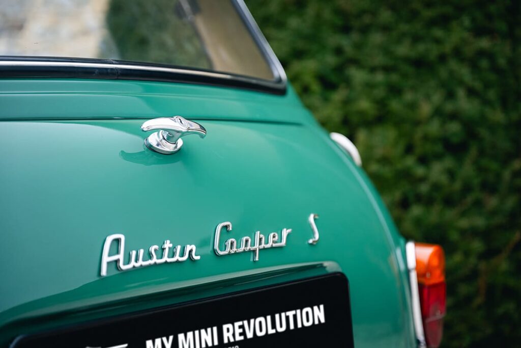 Austin Mini Cooper S mk1 1071 Almond Green 1964 à vendre occasion My Mini Revolution Paris
