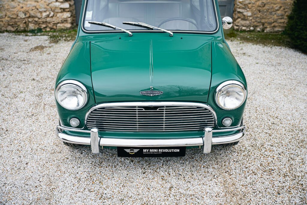 Austin Mini Cooper S mk1 1071 Almond Green 1964 à vendre occasion My Mini Revolution Paris