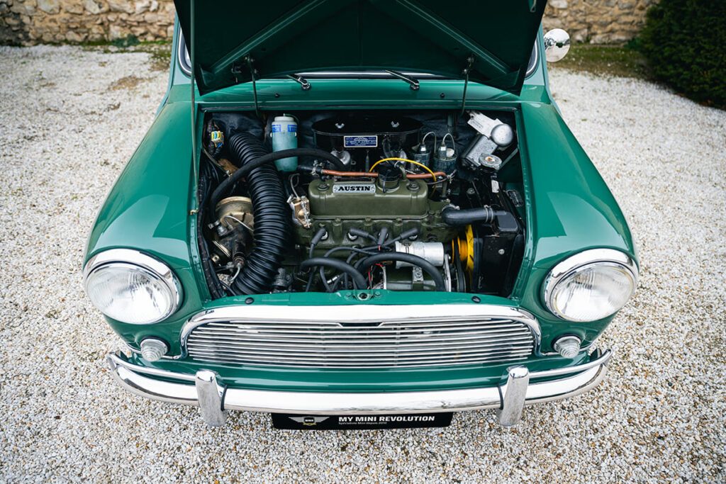 Austin Mini Cooper S mk1 1071 Almond Green 1964 à vendre occasion My Mini Revolution Paris