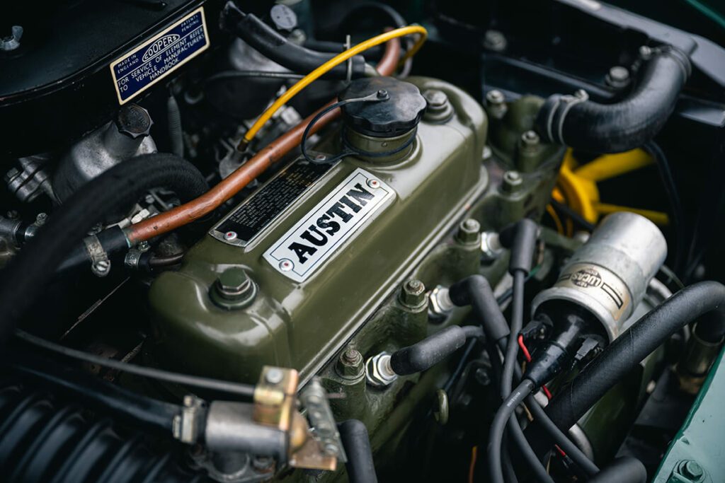 Austin Mini Cooper S mk1 1071 Almond Green 1964 à vendre occasion My Mini Revolution Paris