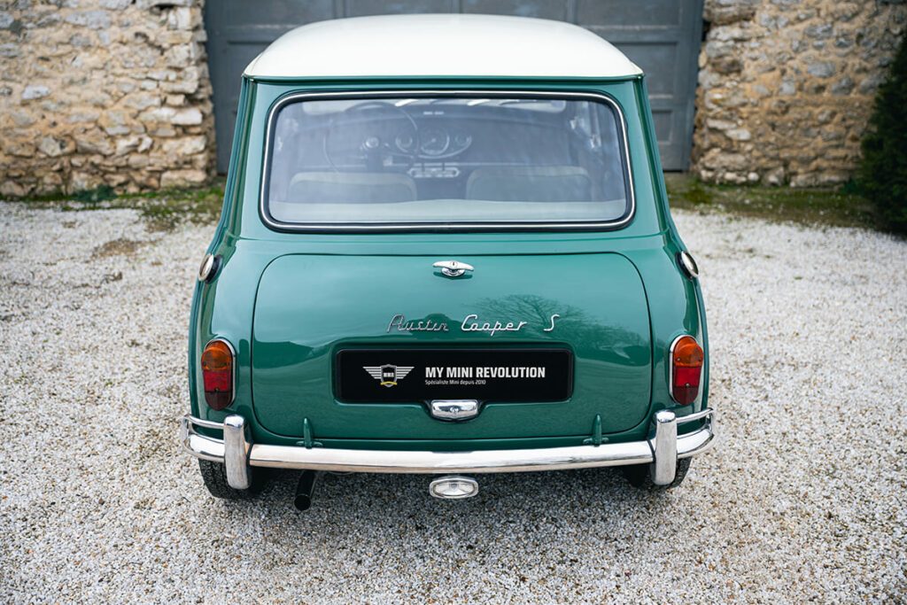 Austin Mini Cooper S mk1 1071 Almond Green 1964 à vendre occasion My Mini Revolution Paris