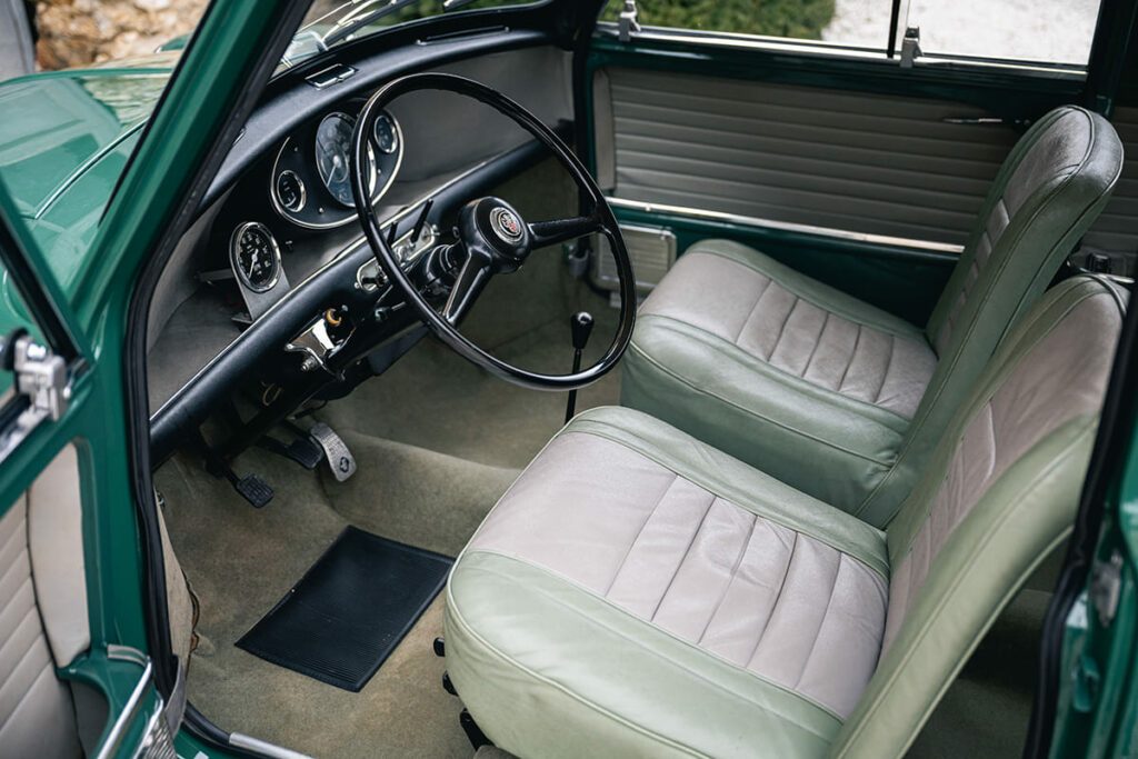 Austin Mini Cooper S mk1 1071 Almond Green 1964 à vendre occasion My Mini Revolution Paris