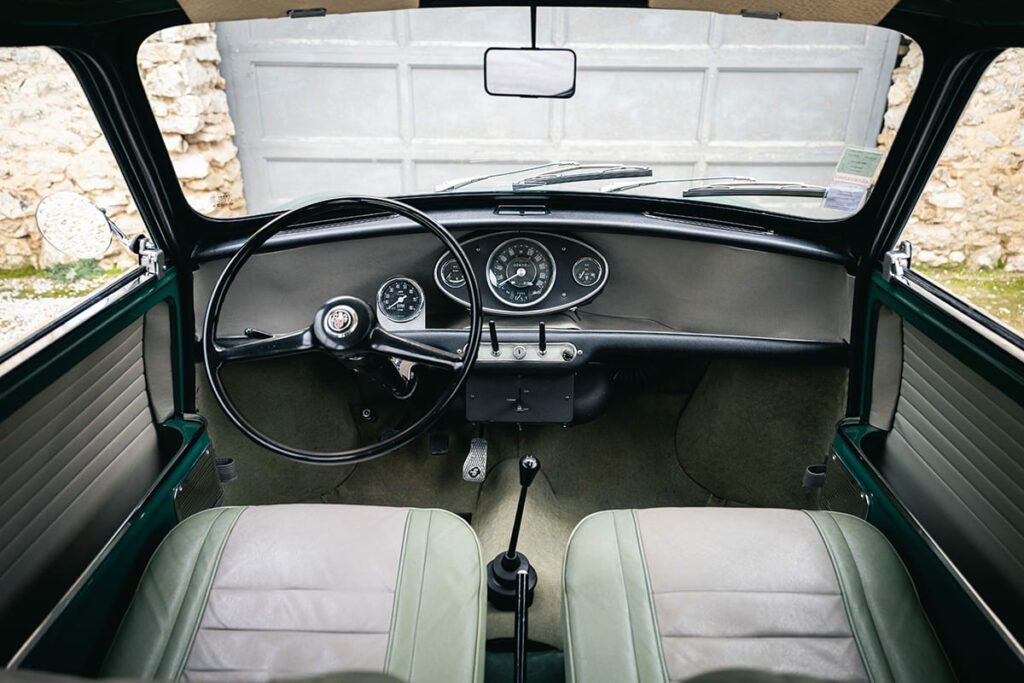 Austin Mini Cooper S mk1 1071 Almond Green 1964 à vendre occasion My Mini Revolution Paris