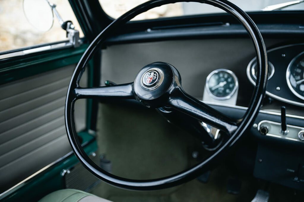 Austin Mini Cooper S mk1 1071 Almond Green 1964 à vendre occasion My Mini Revolution Paris