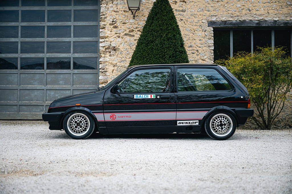 MG Metro Challenge track rally circuit VHRS VHC 1983 black for sale used My Mini Revolution Paris