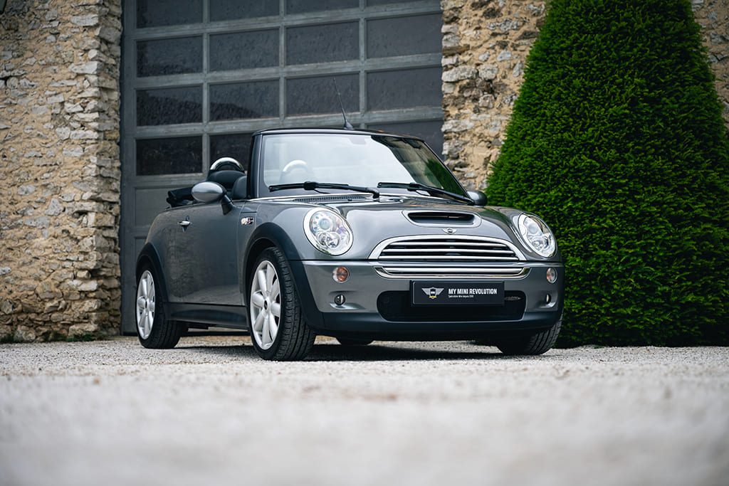 Mini Cooper S JCW John Cooper Works Cabriolet factory R52 R53 gray for sale used My Mini Revolution Paris