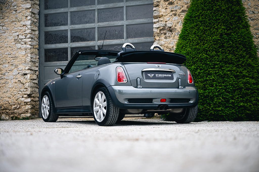 Mini Cooper S JCW John Cooper Works Cabriolet factory R52 R53 gray for sale used My Mini Revolution Paris