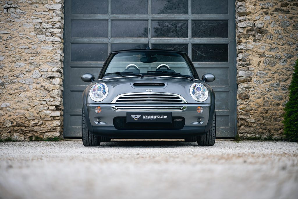 Mini Cooper S JCW John Cooper Works Cabriolet factory R52 R53 gray for sale used My Mini Revolution Paris