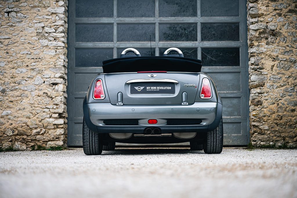 Mini Cooper S JCW John Cooper Works Cabriolet factory R52 R53 gray for sale used My Mini Revolution Paris