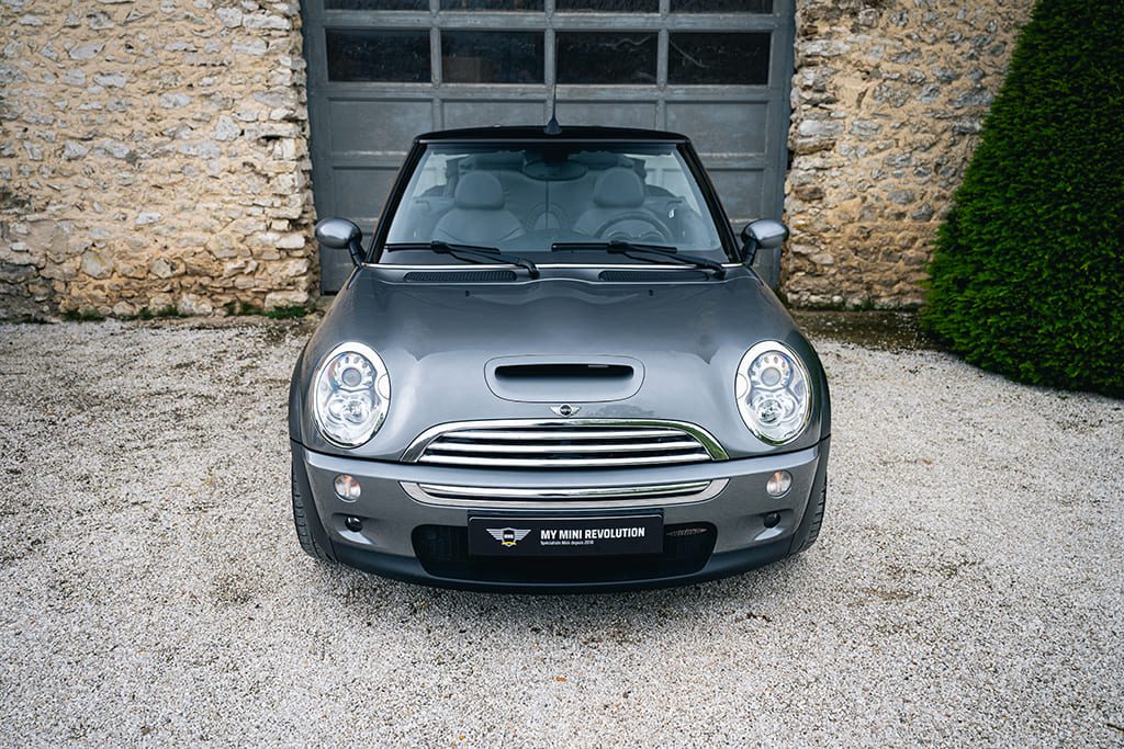 Mini Cooper S JCW John Cooper Works Cabriolet factory R52 R53 gray for sale used My Mini Revolution Paris