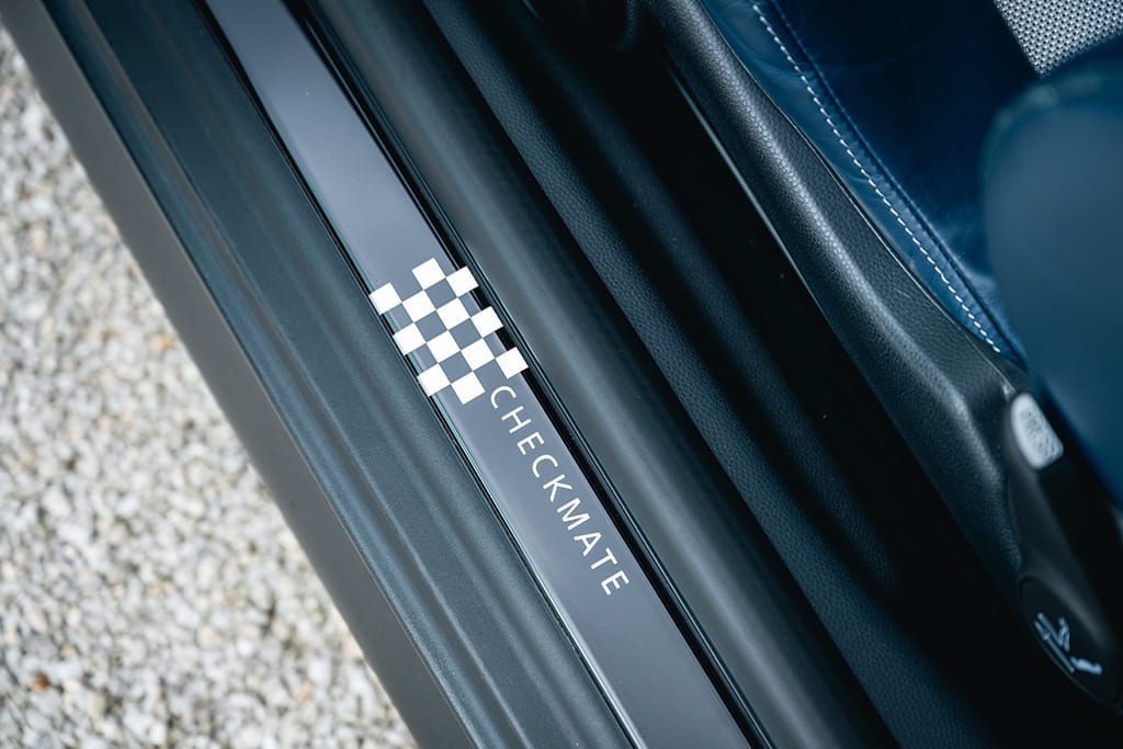 Mini Cooper S Checkmate John Cooper Works JCW Hatch R53 210hp blue for sale used My Mini Revolution Paris