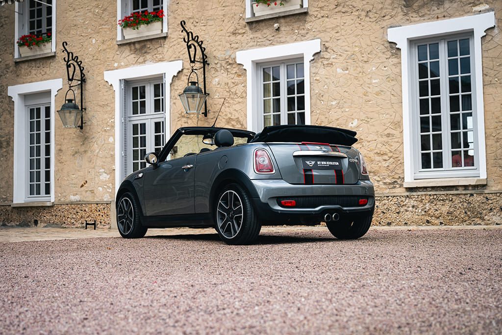 Mini Cooper S R56 R57 used gray convertible for sale My Mini Revolution Paris