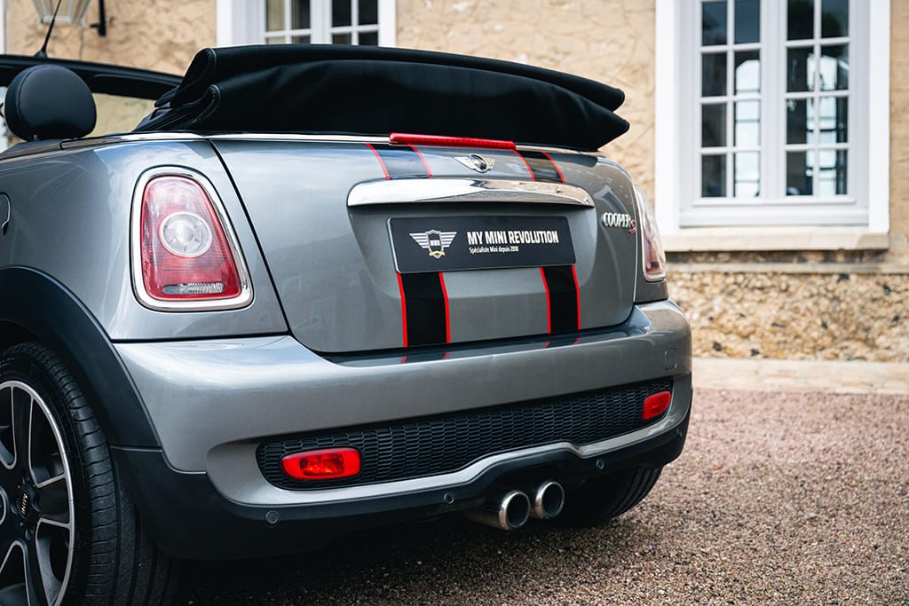 Mini Cooper S R56 R57 used gray convertible for sale My Mini Revolution Paris