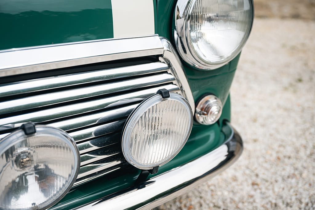 Mini 1.3 MPI Cooper Sport 5 Works almond green for sale rare occasion My Mini Revolution Paris