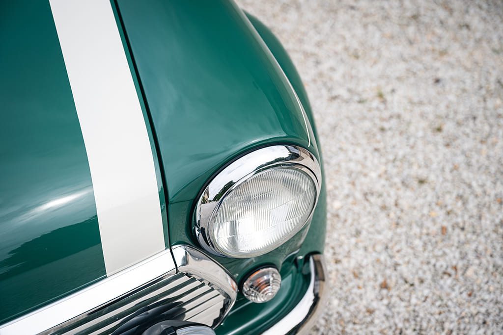 Mini 1.3 MPI Cooper Sport 5 Works almond green for sale rare occasion My Mini Revolution Paris