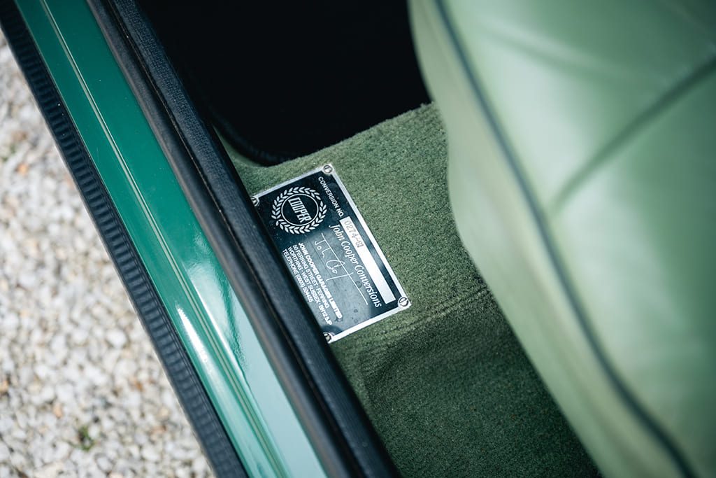 Mini 1.3 MPI Cooper Sport 5 Works almond green for sale rare occasion My Mini Revolution Paris