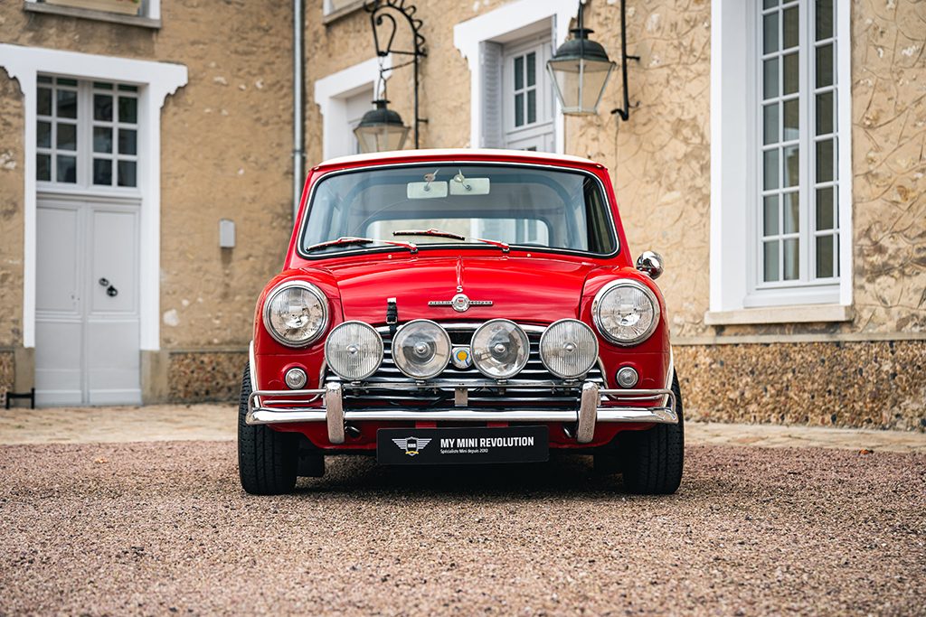 Mini Cooper S mk1 1275cc 1966 Red Tartan Red My Mini Revolution car for sale used Paris