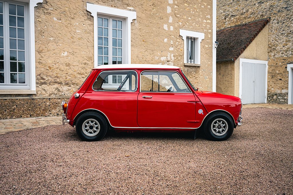 Mini Cooper S mk1 1275cc 1966 Red Tartan Red My Mini Revolution car for sale used Paris