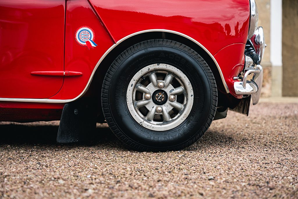 Mini Cooper S mk1 1275cc 1966 Red Tartan Red My Mini Revolution car for sale used Paris