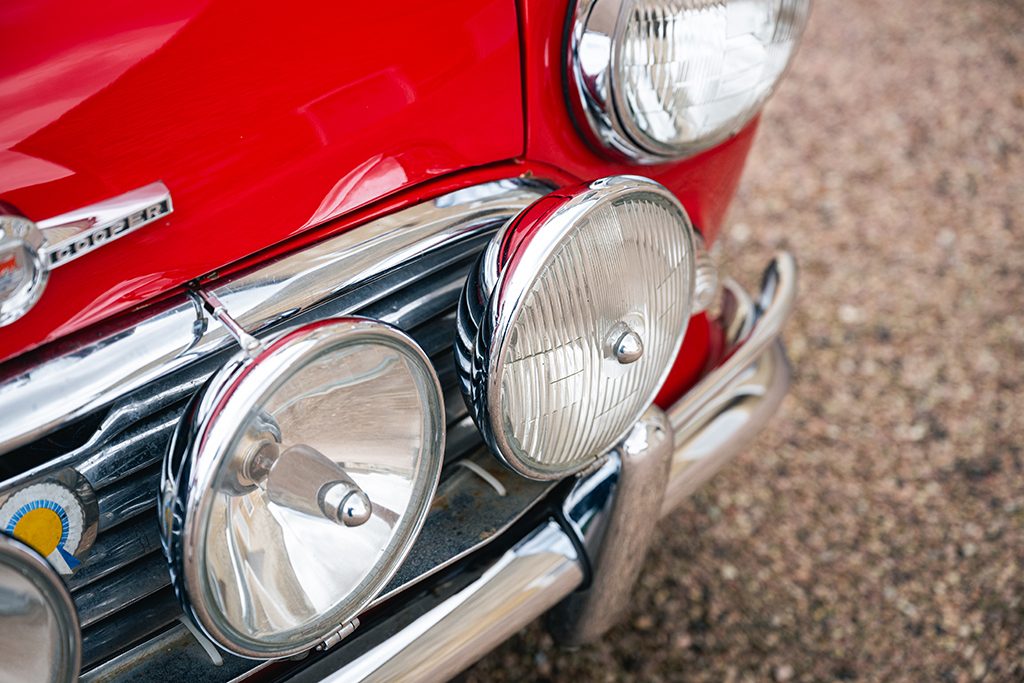 Mini Cooper S mk1 1275cc 1966 Red Tartan Red My Mini Revolution car for sale used Paris