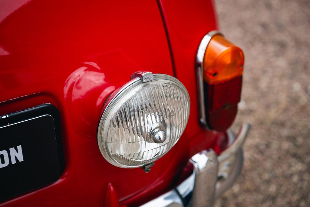 Mini Cooper S mk1 1275cc 1966 Red Tartan Red My Mini Revolution car for sale used Paris