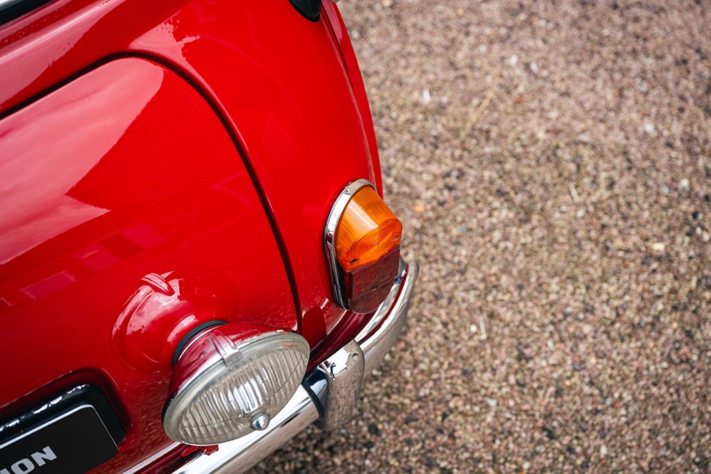 Mini Cooper S mk1 1275cc 1966 Red Tartan Red My Mini Revolution car for sale used Paris
