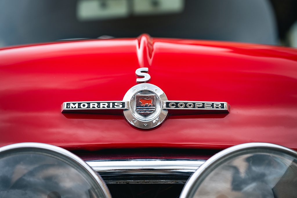 Mini Cooper S mk1 1275cc 1966 Red Tartan Red My Mini Revolution car for sale used Paris