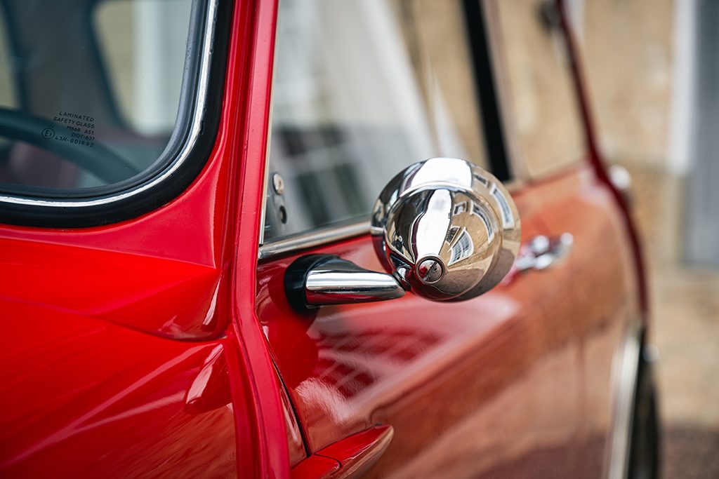 Mini Cooper S mk1 1275cc 1966 Red Tartan Red My Mini Revolution car for sale used Paris
