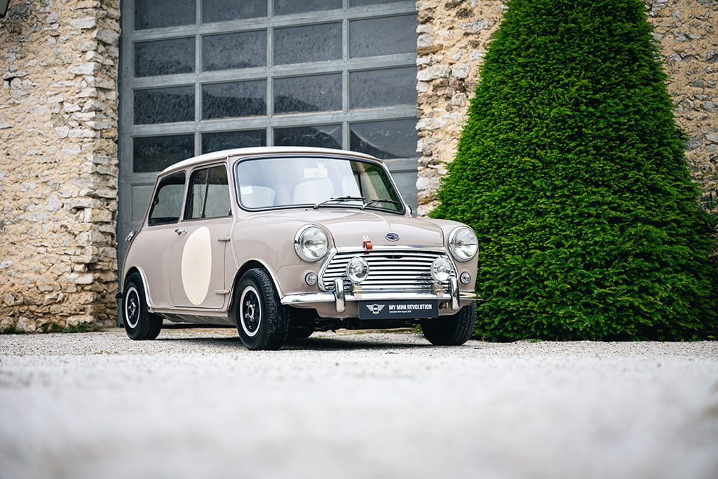 Mini Cooper S mk2 1969 sand beige for sale used My Mini Revolution Paris