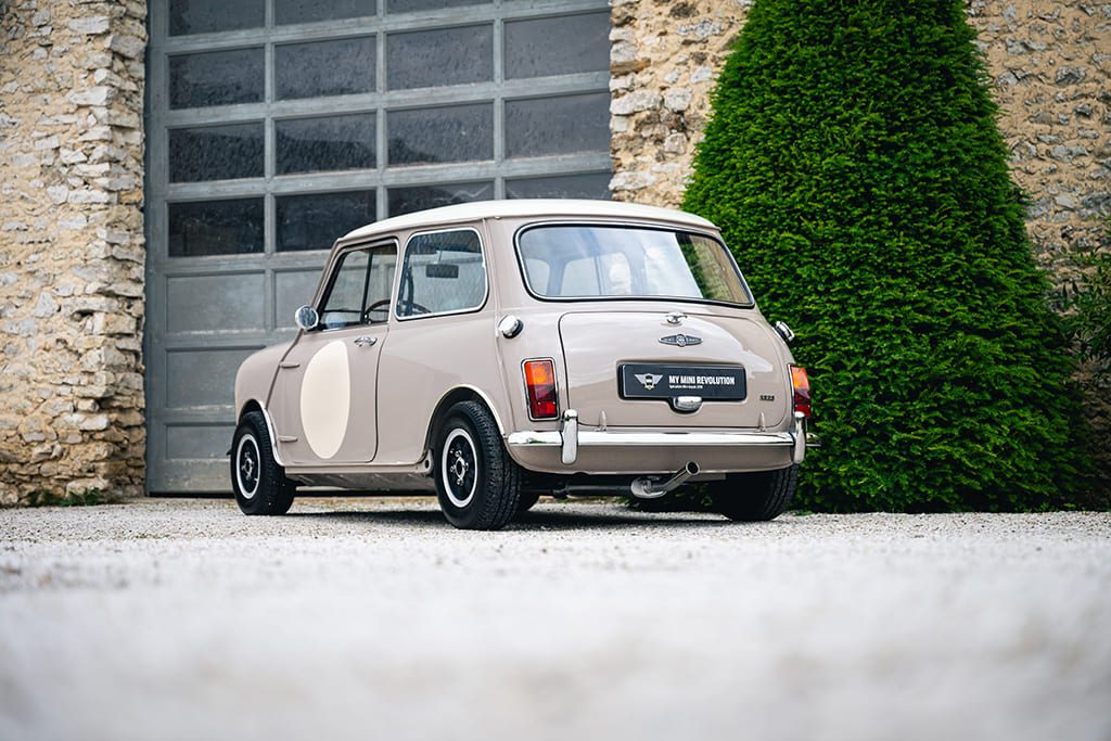 Mini Cooper S mk2 1969 sand beige for sale used My Mini Revolution Paris