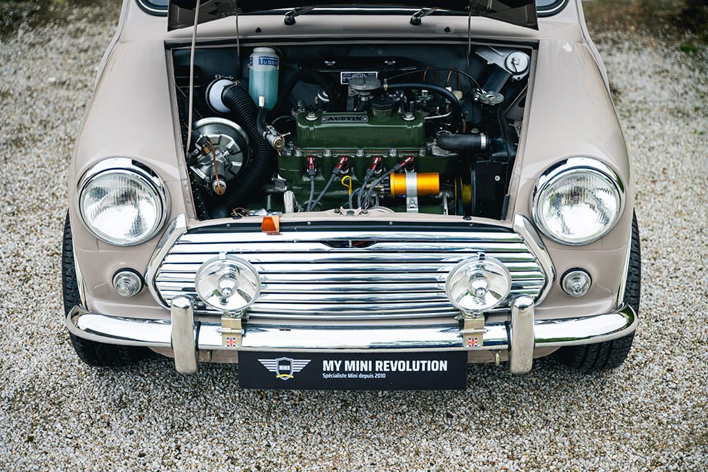 Mini Cooper S mk2 1969 sand beige for sale used My Mini Revolution Paris