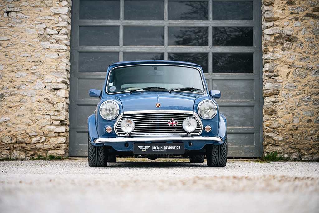 Mini MPI 40th Anniversary Island Blue RHD 1999 for sale used My Mini Revolution Paris