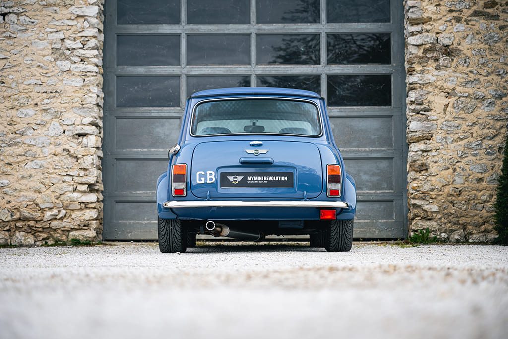 Mini MPI 40th Anniversary Island Blue RHD 1999 for sale used My Mini Revolution Paris