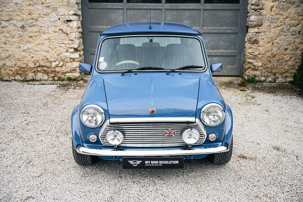 Mini MPI 40th Anniversary Island Blue RHD 1999 for sale used My Mini Revolution Paris