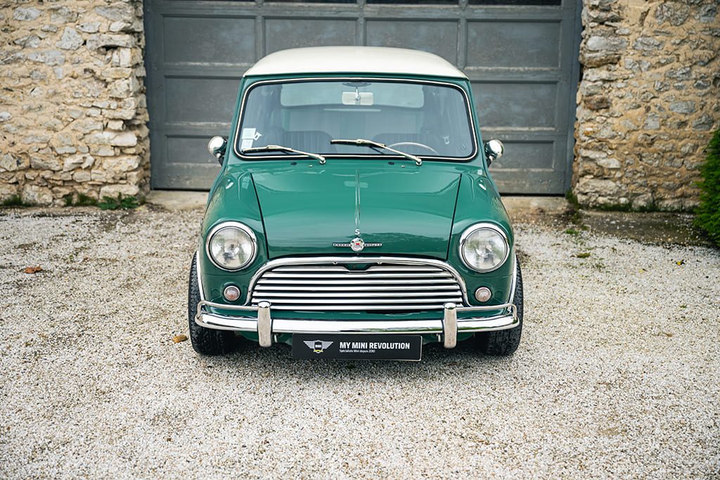 Mini MPI Replica Cooper S mk1 almond green 2000 for sale used My Mini Revolution Paris