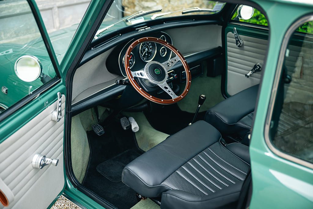 Mini MPI Replica Cooper S mk1 almond green 2000 for sale used My Mini Revolution Paris