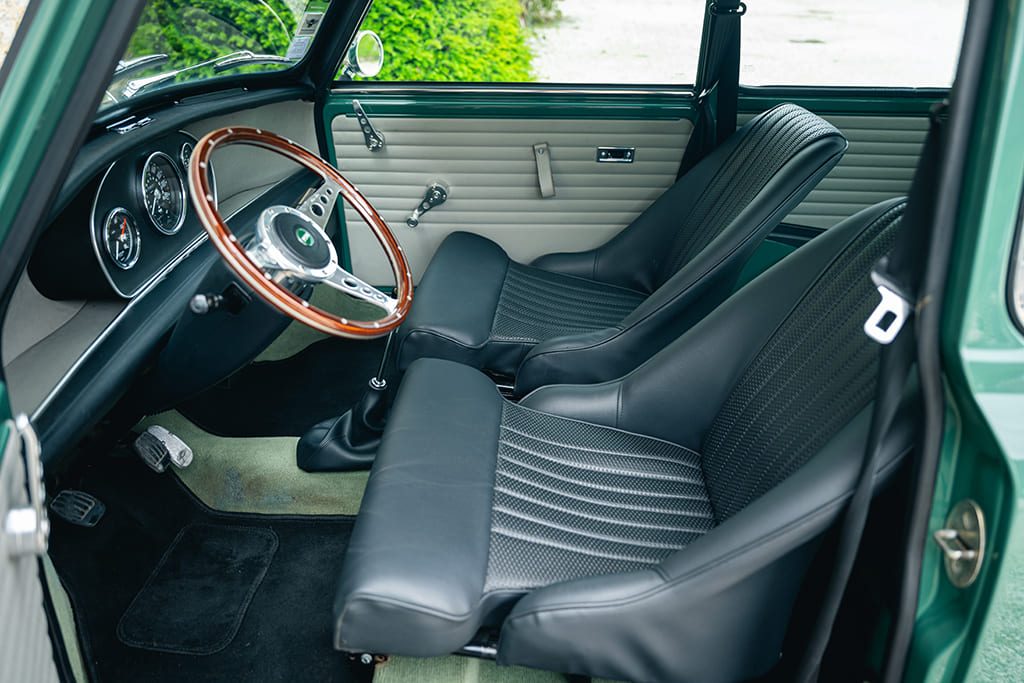 Mini MPI Replica Cooper S mk1 almond green 2000 for sale used My Mini Revolution Paris