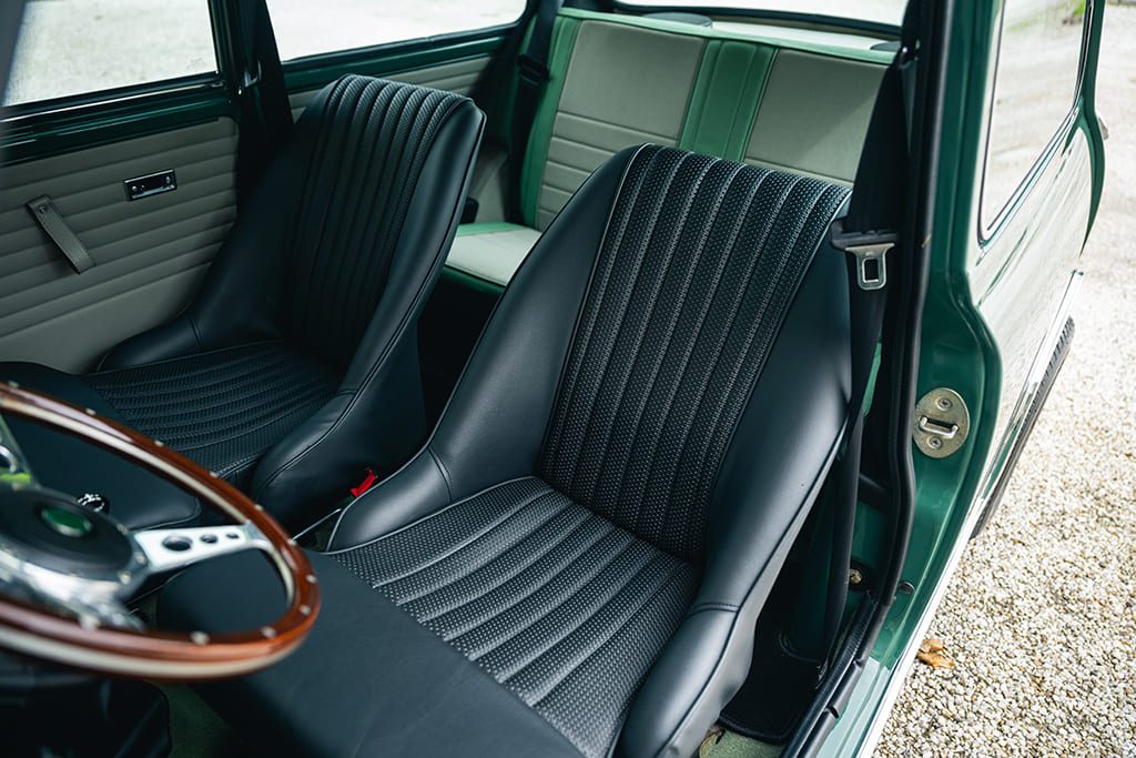 Mini MPI Replica Cooper S mk1 almond green 2000 for sale used My Mini Revolution Paris
