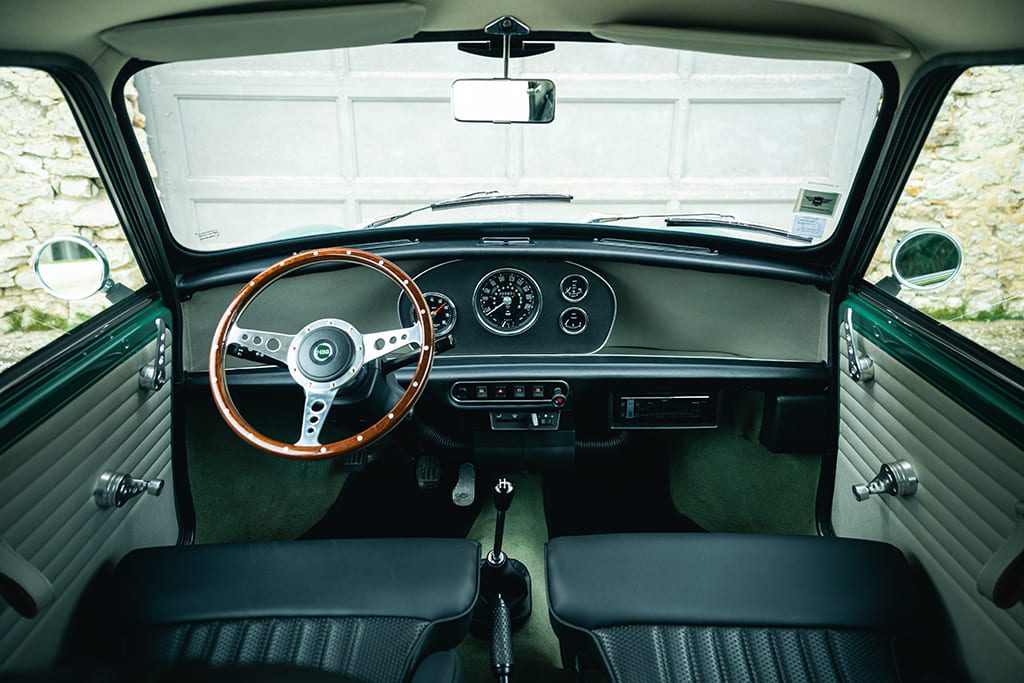 Mini MPI Replica Cooper S mk1 almond green 2000 for sale used My Mini Revolution Paris
