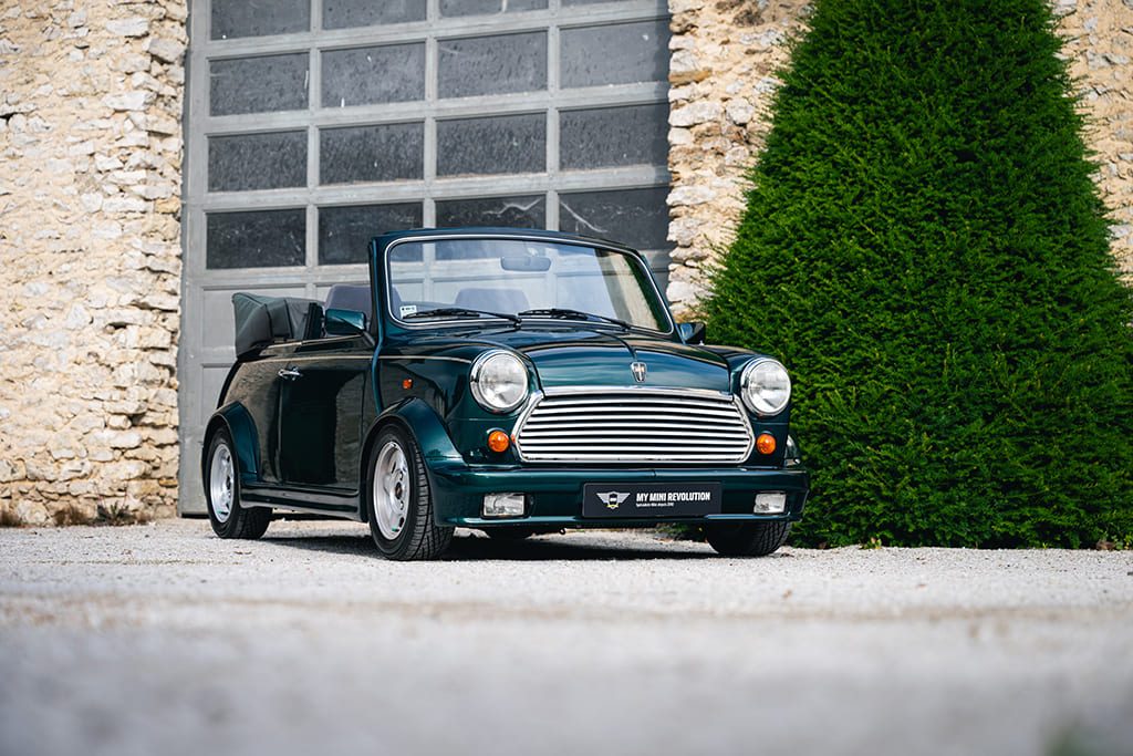 Mini Rover Cabriolet factory British Racing Green green mk2 1996 My Mini Revolution used car for sale Paris
