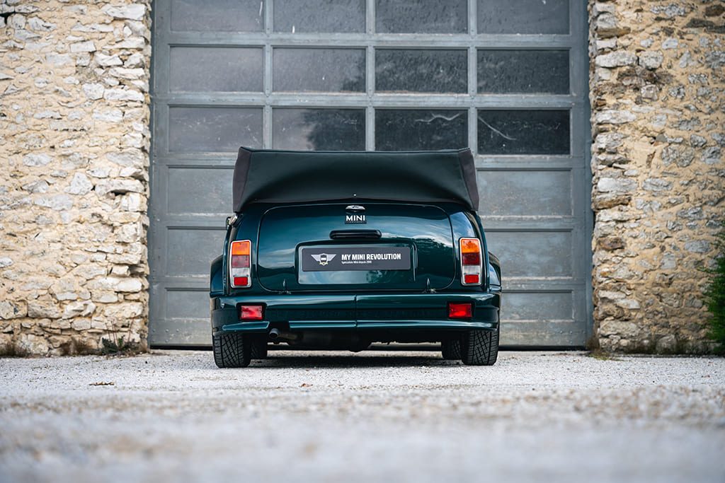 Mini Rover Cabriolet factory British Racing Green green mk2 1996 My Mini Revolution used car for sale Paris