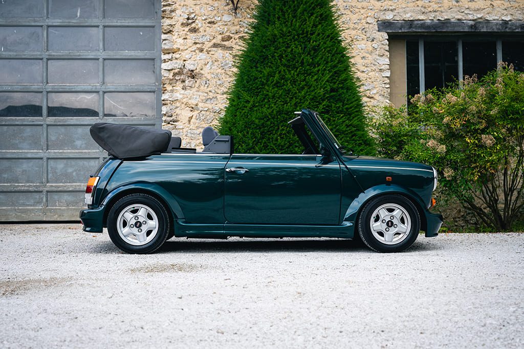 Mini Rover Cabriolet factory British Racing Green green mk2 1996 My Mini Revolution used car for sale Paris