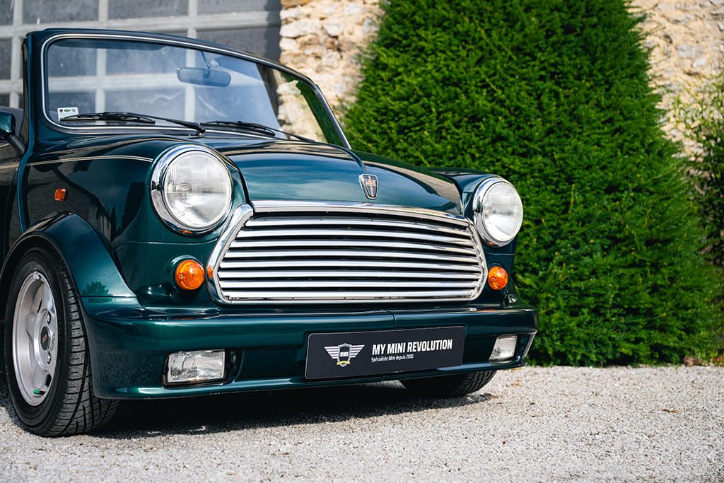 Mini Rover Cabriolet factory British Racing Green green mk2 1996 My Mini Revolution used car for sale Paris